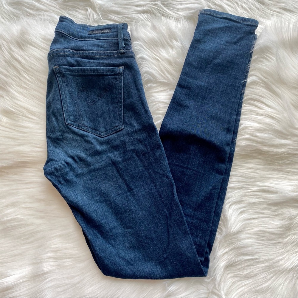 Citizens of Humanity Slick Skinny Leg Avedon Dark Wash Jeans